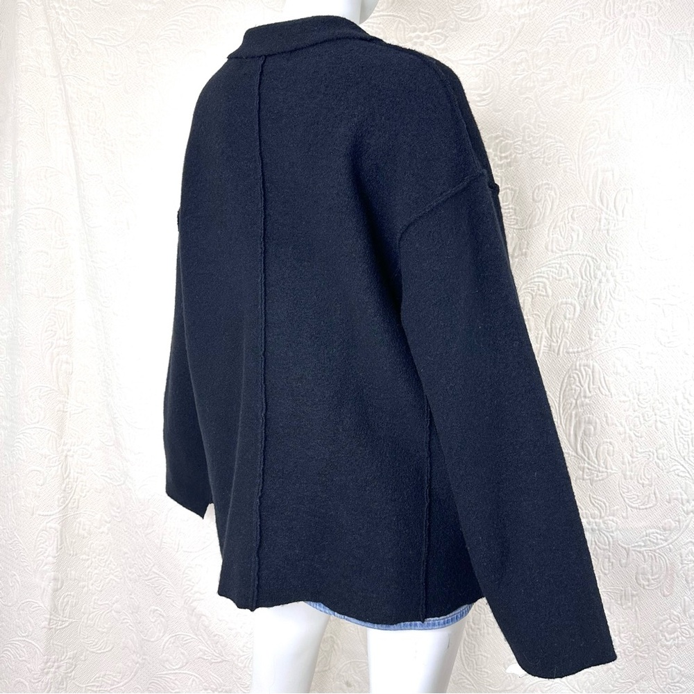 Herman Geist Woman 100% Wool Relaxed Fit Jacket - Picture 4 of 11